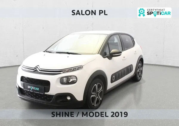 pasym Citroen C3 cena 47900 przebieg: 53193, rok produkcji 2018 z Pasym